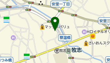 西川扇楚道場の地図画像