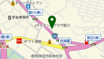 カットハウスてんとう虫の地図画像