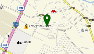 コーラル美容室の地図画像