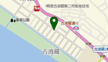 つぼみ美容室の地図画像