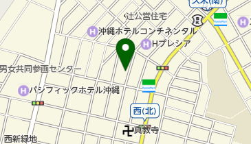 ビューティサロンパートナーの地図画像