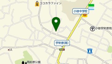 美容室chatRoomの地図画像