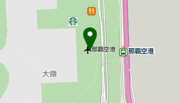 おきなわワールド空港売店の地図画像