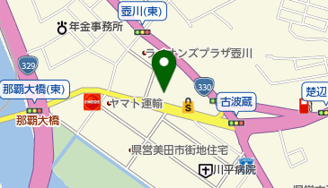 有限会社赤嶺光一材木の地図画像