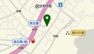 真志喜区自治会の地図画像