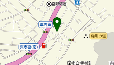 宜野湾ナザレン教会の地図画像