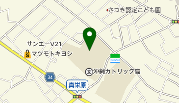 カトリック真栄原教会の地図画像