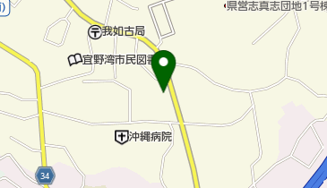 有限会社花の藤商 宜野湾店の地図画像