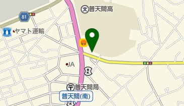 せなは美容室の地図画像