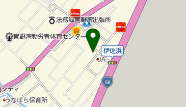 割烹ハイウェイ1の地図画像