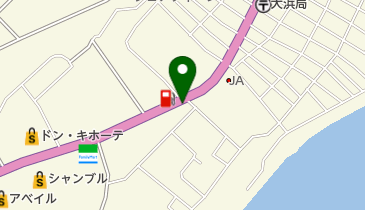 松田自転車店の地図画像