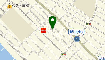 神村精肉店の地図画像