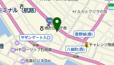 マリンポイントダイビングショップの地図画像