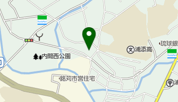 内間公民館の地図画像