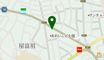ストリートダンススクールホームランドオキナワの地図画像