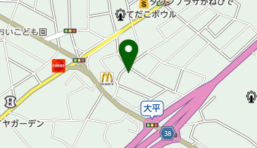 津田塾 小中部の地図画像