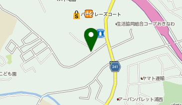 浦添そろばん教室の地図画像