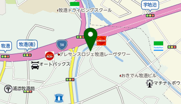 近畿大学豊岡短期大学通信教育部連携校沖縄学院の地図画像