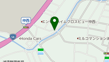 我如古電機の地図画像