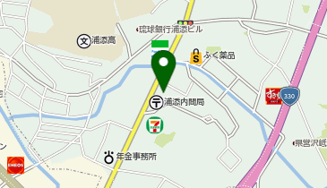 ブエノチキン浦添の地図画像