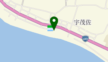 宇茂佐公民館の地図画像