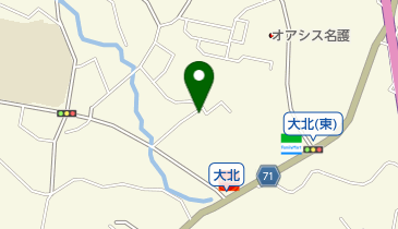 カカズクリーニングショップの地図画像