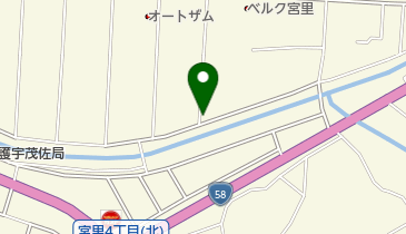 ずけ山クリーニングの地図画像