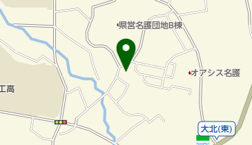 スーパーきなの地図画像