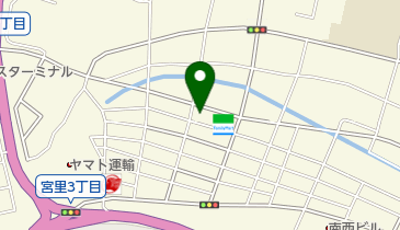 くに美容室の地図画像