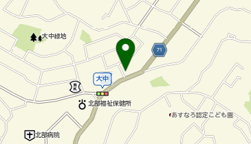 美容室ロマンの地図画像