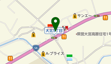 東江メガネ名護店の地図画像