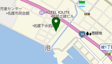 みなと食堂の地図画像