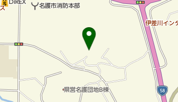 沖縄県企業局北部浄水管理所 名護浄水場の地図画像