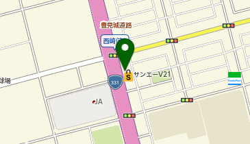 マルサンランドリー西崎店の地図画像