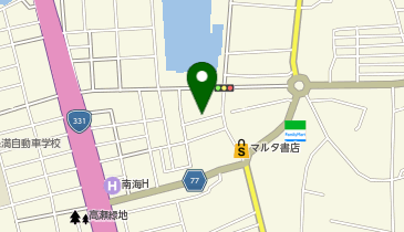 いなみね精肉店の地図画像