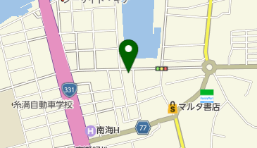 マルイ鮮魚の地図画像