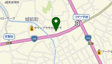 コザ商事の地図画像