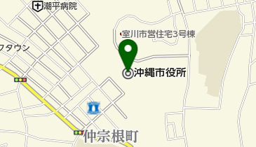 沖縄市育英会の地図画像