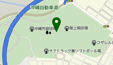 沖縄市体育協会の地図画像