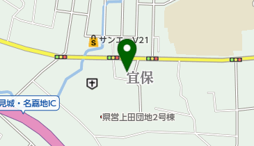 美容室プラス1の地図画像