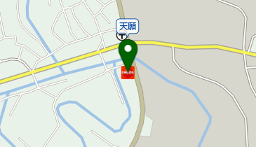 天願給油所の地図画像