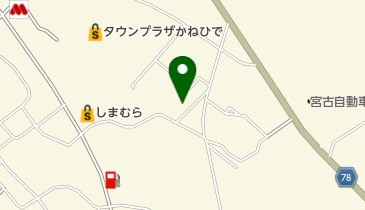 島尻ガラスの地図画像