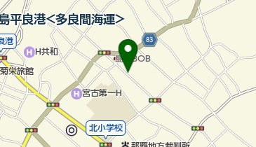 いなみ美容室の地図画像