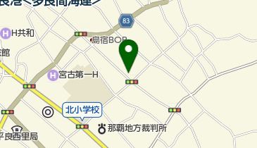 株式会社沖創建設宮古営業所の地図画像
