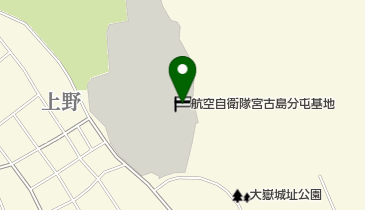 航空自衛隊 宮古島分とん基地の地図画像