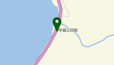 宇嘉公民館の地図画像