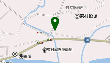 東村商工会の地図画像