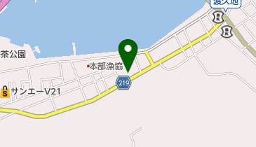 有限会社本部自動車の地図画像