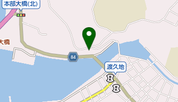 桑江材木店の地図画像