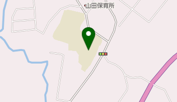 山田小中学校の地図画像